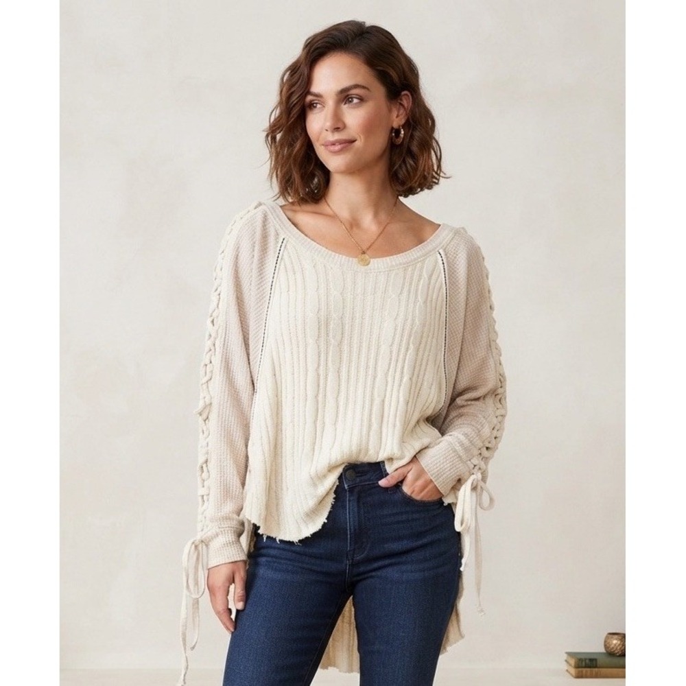 New Romantics Free People Crosstown Traffic Sweater Size Small